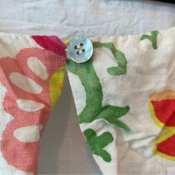 FARM Rio Floral cut out dress sz Large, purchased in Brazil, colorful - Picture 7 of 12